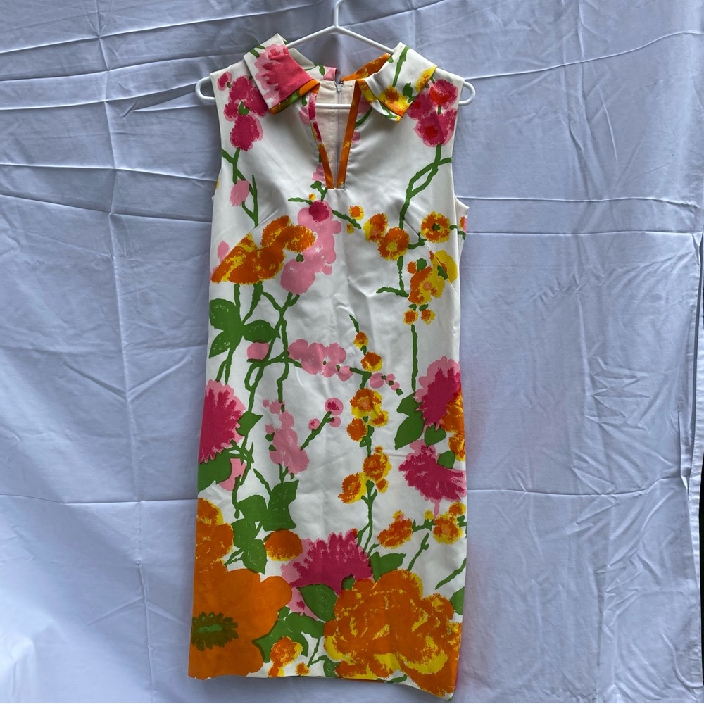 Geno California VINTAGE sleeveless floral dress